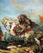 Eugene Delacroix Victor Delacroix Attila fragment Germany oil painting artist